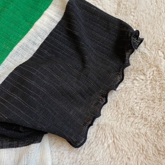 NEW Nine West Multi-Color Stripe Blouse Top XXL - Picture 4 of 10